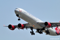 Virgin Atrantic A340-600 cۋ` 34L 